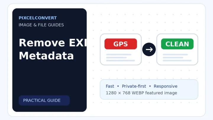 remove EXIF metadata