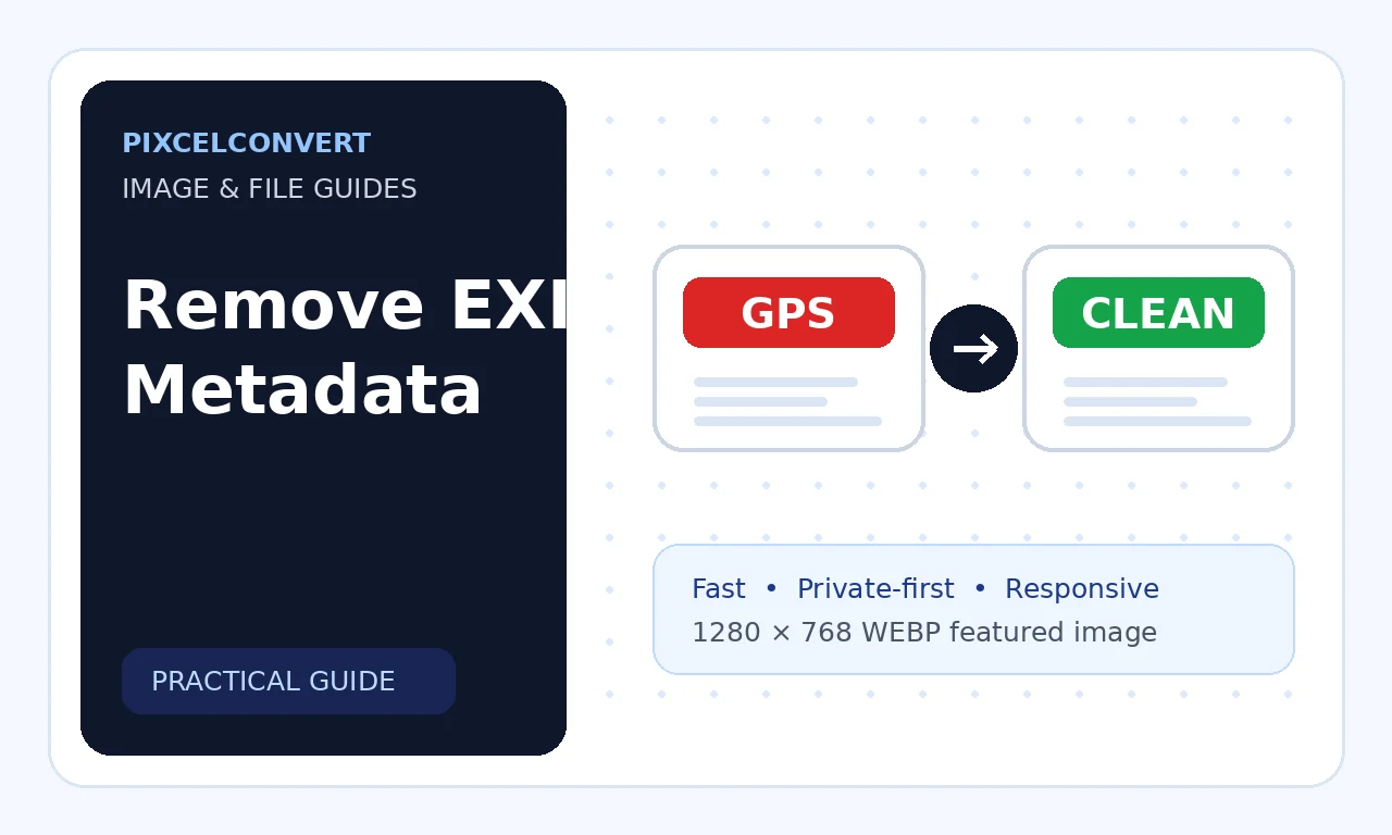 remove EXIF metadata