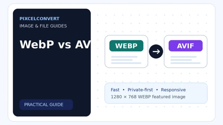 WebP vs AVIF